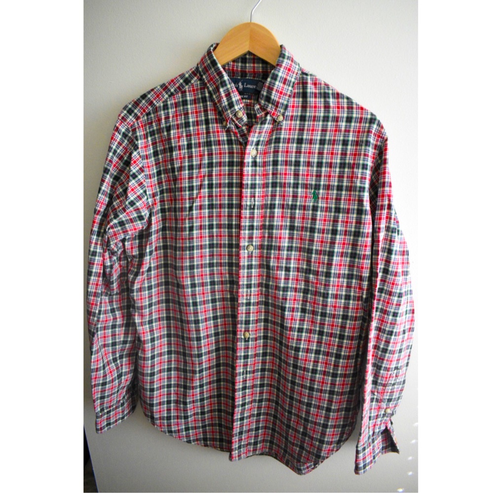Long sleeve polo button down
